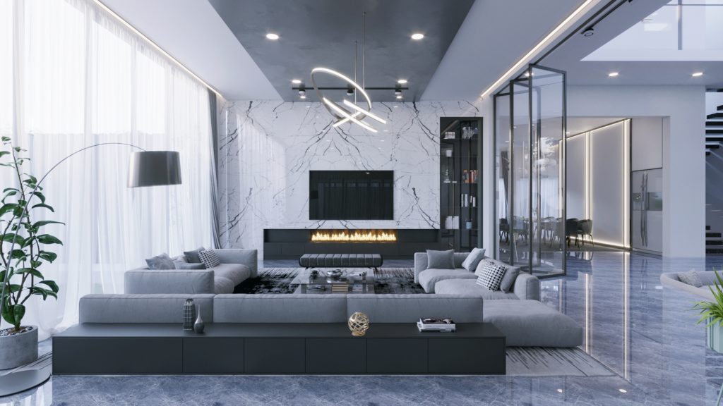 Modern Luxury House Living Room